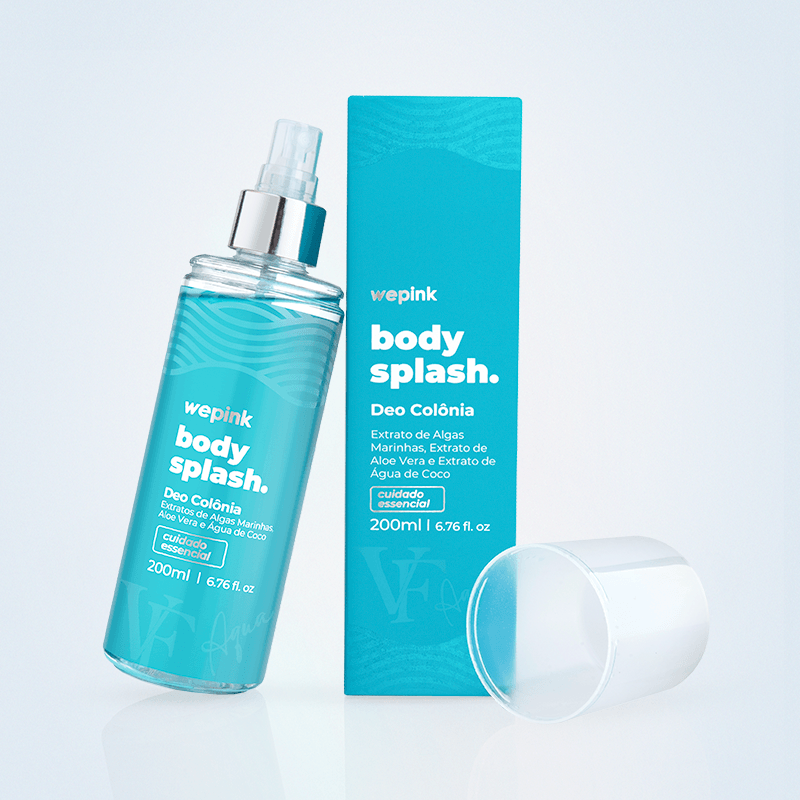 Body Splash VF Aqua Desodorante Colônia 200ml - Wepink