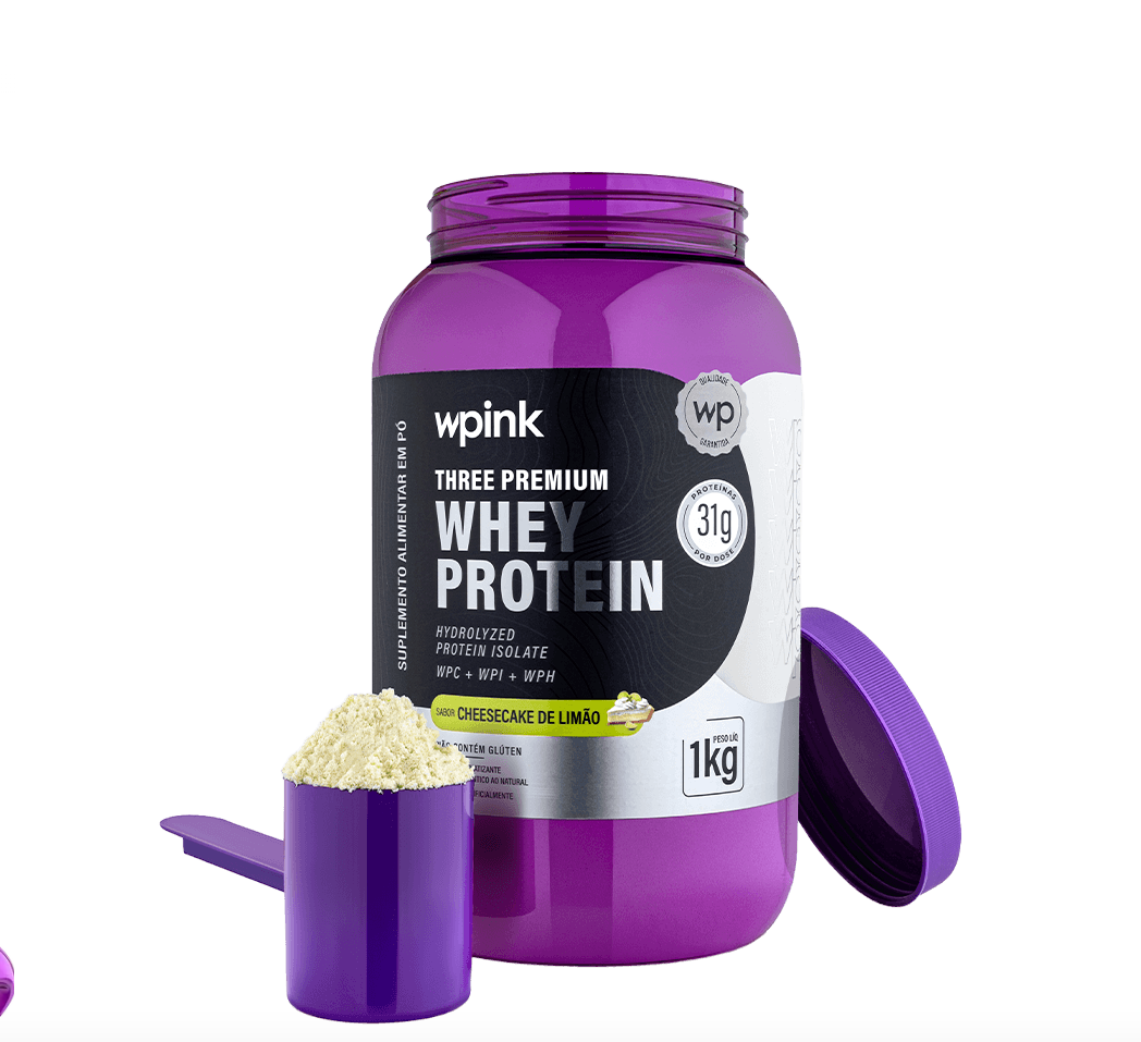 Three premium whey protein cheesecake de limão 3W - (1kg) - wp
