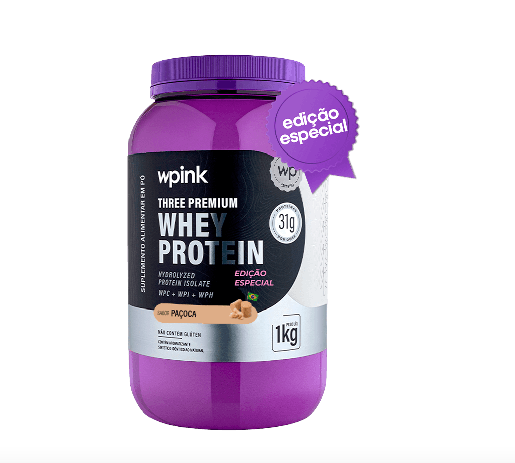 three premium whey protein paçoca 3W - (1kg) - wp