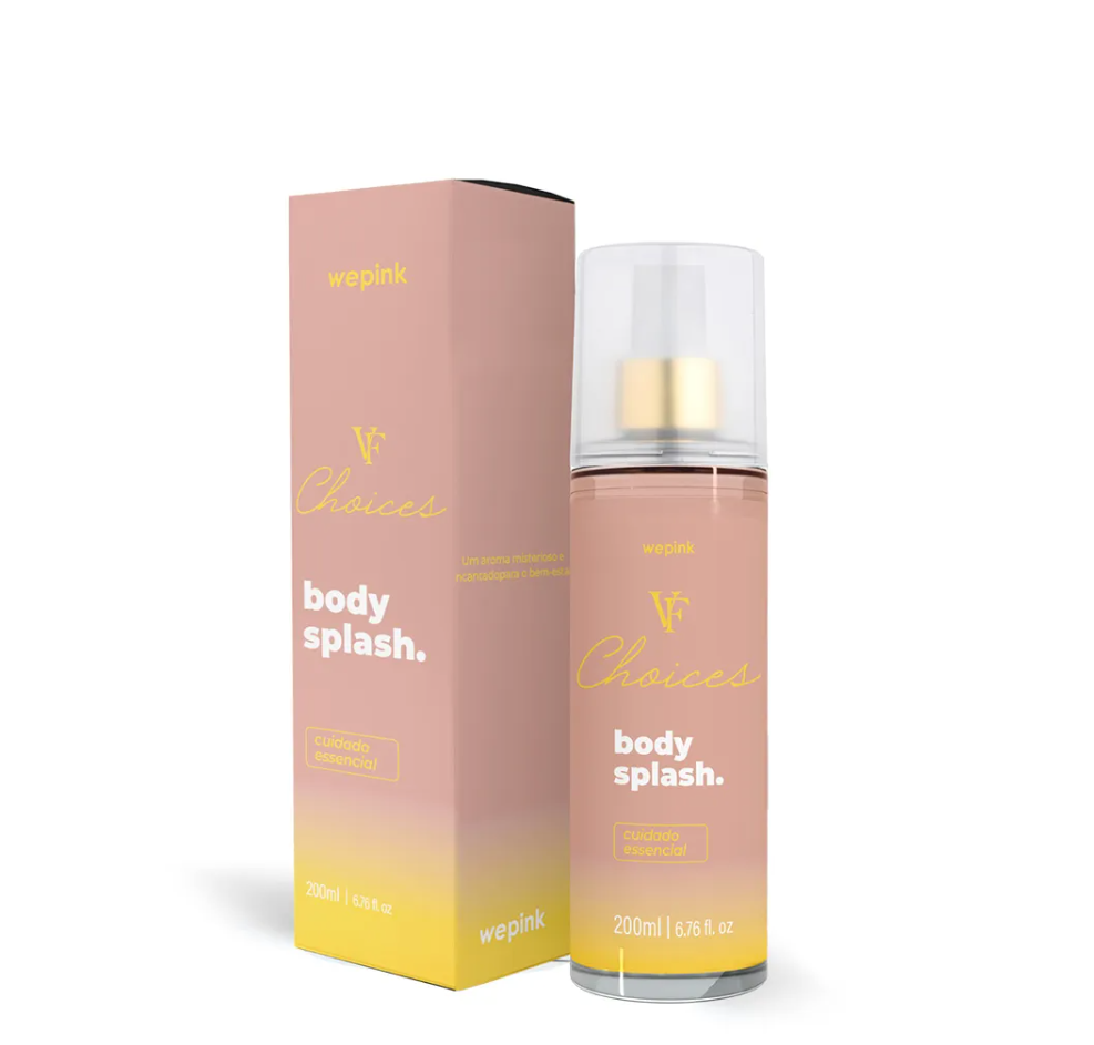 Body Splash VF Choices Desodorante Colônia 200ml - Wepink