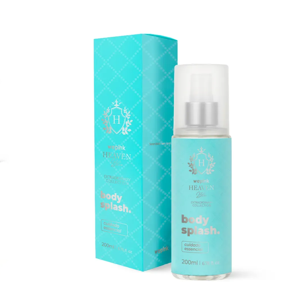 Body Splash Heaven Blue Desodorante Colônia 200ml - Wepink