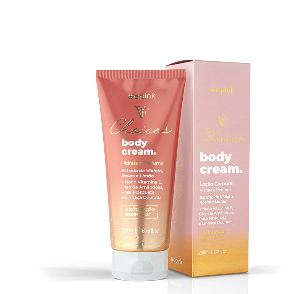Body Cream VF Choices Desodorante Hidratante 200ml - Wepink