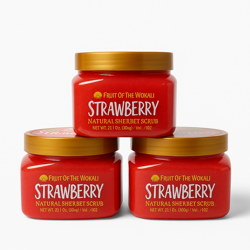 Esfoliante Corporal Fruit of the Wokali Strawberry – 300g