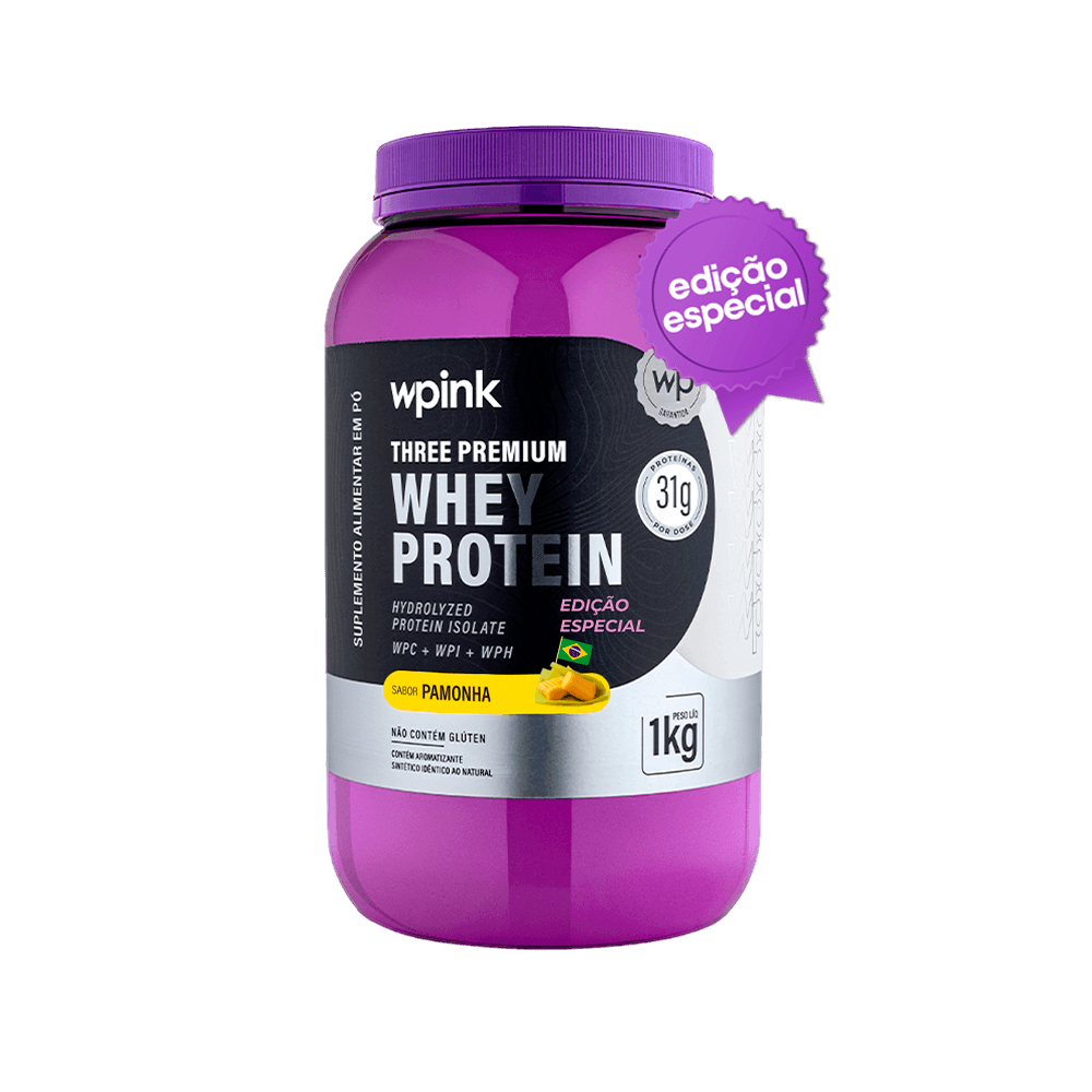 three premium whey protein pamonha 3W - (1kg) - wp